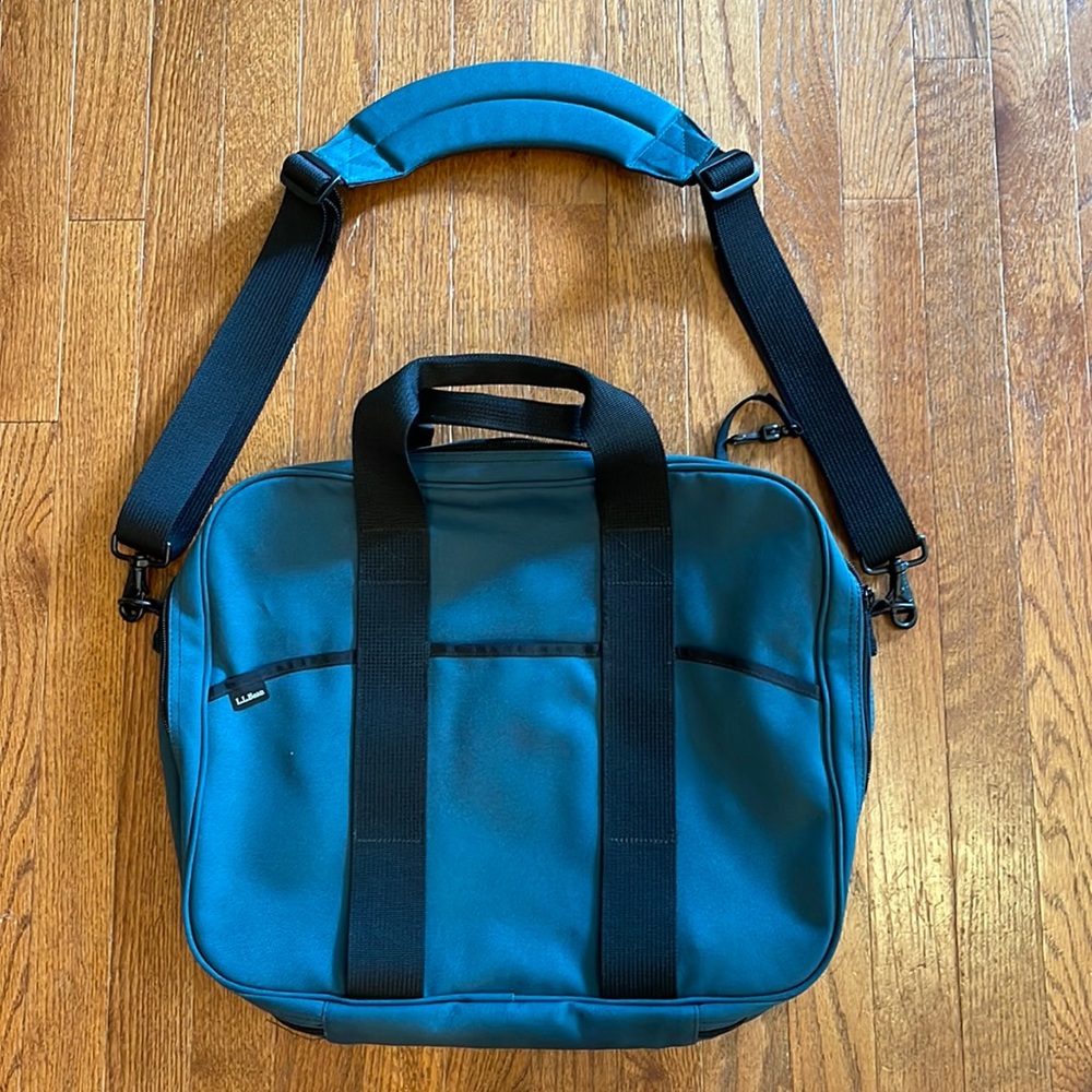 L. L. Bean Canvas Briefcase / Document Tote Shoulder Bag